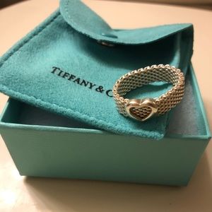 Beautiful Authentic Tiffany & Co Heart Ring!